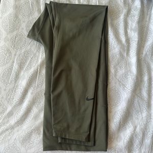Nike Olive Green Performance Leggings